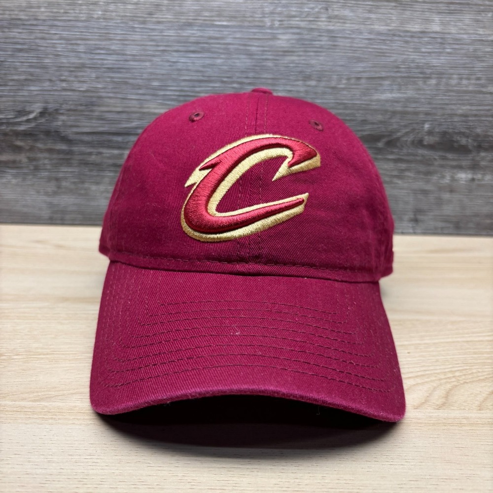 Cleveland Cavaliers Hat Cap Strap Back Red NBA Basketball New Era 9TWENTY Logo